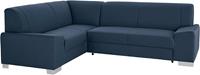 Domo Collection Ecksofa Anzio, Wahlweise mit Bettfunktion und Federkern