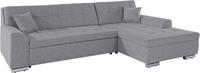 Domo Collection Ecksofa Aversa, wahlweise mit Bettfunktion