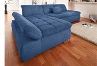 Domo Collection Ecksofa NMoric, XXL, mit Recamiere, wahlweise mit Bettfunktion