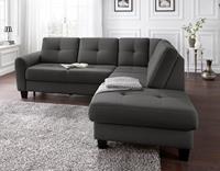 sit&more Ecksofa "Varese", mit Federkern, wahlweise mit Bettfunktion und Stauraum