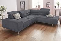 Sit&More Ecksofa, mit Federkern und Ottomane, inklusive Sitztiefenverstellung