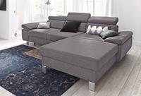 Exxpo - Sofa Fashion Ecksofa, mit Kopf- bzw. Rückenverstellung, wahlweise mit Bettfunktion und Bettkasten