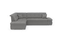 Domo Collection Ecksofa Moric, wahlweise mit Bettfunktion und Armlehnenverstellung