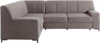 Domo Collection Ecksofa Ledas, mit extrabreiten Armteilen, wahlweise mit Bettfunktion