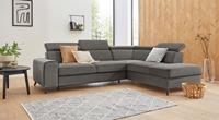 Exxpo - Sofa Fashion Ecksofa, inklusive Kopf- bzw. Rückenverstellung, wahlweise mit Bettfunktion und Bettkasten