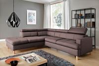 exxpo - sofa fashion Hoekbank optioneel met bedfunctie