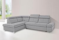 Exxpo - Sofa Fashion Ecksofa, mit Ottomane und wahlweise mit Bettfunktion und Bettkasten