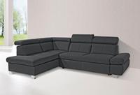 Exxpo - Sofa Fashion Ecksofa, mit Ottomane und wahlweise mit Bettfunktion und Bettkasten