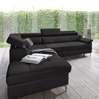 Exxpo - Sofa Fashion Ecksofa, mit Kopf- bzw. Rückenverstellung, wahlweise mit Bettfunktion und Bettkasten