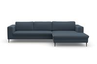 Domo Collection Ecksofa Modica, moderne Optik mit großzügiger Recamiere, frei im Raum stellbar