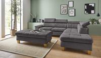 Exxpo - Sofa Fashion Ecksofa, inklusive Kopfteilverstellung, wahlweise mit Bettfunktion und Bettkasten