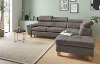 Exxpo - Sofa Fashion Ecksofa, inklusive Kopfteilverstellung, wahlweise mit Bettfunktion und Bettkasten