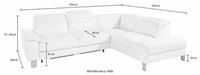 Exxpo - sofa fashion Ecksofa, inkl. Kopf- bzw. Rückenverstellung, wahlweise mit Bettfunktion und Bettkasten