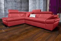 Exxpo - sofa fashion Ecksofa, inklusive Kopfteil- und Armteilverstellung, wahlweise mit Bettfunktion und Bettkasten