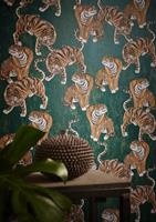 dutchwallcoverings Dutch Wallcoverings Memento Br. - Groen/Bruin