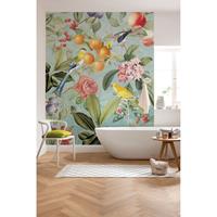 Komar Birds and Berries Vlies Fotobehang 200x250cm 4-banen