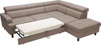 exxpo - sofa fashion Hoekbank optioneel met bedfunctie