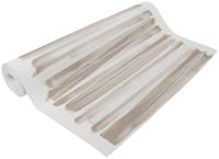 Wow Vliestapete »Streifen Horizontal«, Streifen, (1 St), Taupe - 10m x 52cm