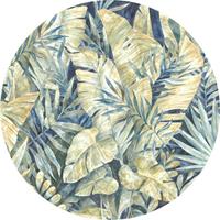 Komar Fototapete »Feuilles Tropicales«, glatt, Comic, botanisch, (Packung, 1 St), 125 x 125 cm