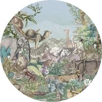 Komar Fototapete »Animal Kingdom«, glatt, Comic, botanisch, (Packung, 1 St), 125 x 125 cm