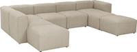 Max Winzer Wohnlandschaft »Lena«, Spar-Set 7 Teile, Sofa-Set 01 aus 7 Sitz-Elementen, individuell kombinierbar