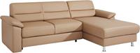 Sit&more Ecksofa, inklusive Boxspring/Federkern-Polsterung, inklusive komfortablem Federkern, wahlweise mit Bettfunktion