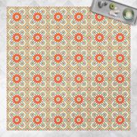 Bilderwelten Vinyl-Teppich - Orientalisches Muster mit bunten Kacheln - Quadrat 1:1 