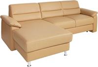 Sit&more Ecksofa, inklusive Boxspring/Federkern-Polsterung, inklusive komfortablem Federkern, wahlweise mit Bettfunktion