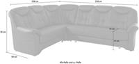 Exxpo - sofa fashion Ecksofa, mit Federkern, wahlweise mit Bettfunktion und Bettkasten