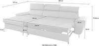 Exxpo - sofa fashion Ecksofa, wahlweise mit Bettfunktion