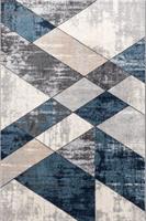 Yomonda Designteppich Palmas Abstrakt Kurzflor blau Gr. 120 x 170