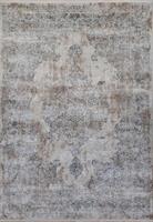 Carpetilla Designer Wohnzimmer Teppich Abstrakte Musterung Modern  Grau-Cream Richmond beige Gr. 80 x 300