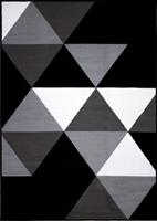 Yomonda Designteppich Floransa Kurzflor schwarz Gr. 85 x 150