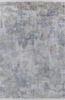 Carpetilla Designer Wohnzimmer Teppich Abstrakte Musterung Modern  Blau Designteppich beige Gr. 85 x 150