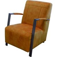 HomingXL Industriële fauteuil Rosetta | velours Adore cognac 28 | 64 cm breed