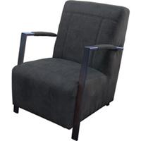 HomingXL Industriële fauteuil Rosetta | velours Adore antraciet 67 | 64 cm breed