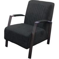 HomingXL Industriële fauteuil Giulietta | velours Adore antraciet 67 | 61 cm breed