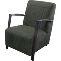 HomingXL Industriële fauteuil Rosetta | velours Adore Hunter groen 156 | 64 cm breed
