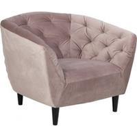 Ebuy24 - Rian Sessel in rosa mit schwarzen Beinen. - Weiß