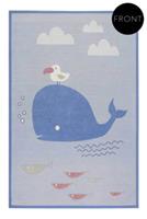 Esprit Teppichart Whale Buddy Teppiche blau Gr. 70 x 140