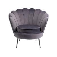 Kare Design Fauteuil Water Lily Black Grey