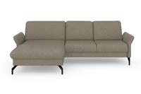 Sit&More Ecksofa Fashion, wahlweise mit Kopfteilverstellung und Vorziehsitz, motorisch