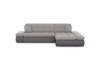 DOMO collection Ecksofa »Moric«, im XXL-Format, wahlweise mit Bettfunktion und Armlehnenverstellung, inklusive loser Zierkissen, frei im Raum stellbar