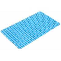 PANA 'Nils' Antirutschmatten • Badewannenmatte mit Saugnäpfen • 39 x 70 cm • Blau • Hexagondesign