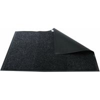 HOMELINE Schmutzfangmatte Fußmatte 120 x 80 cm schwarz gummierte Rückseite - Schwarz