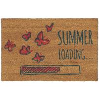RELAXDAYS Fußmatte Kokos, Summer Loading, 40x60 cm, wetterfeste Kokosmatte, Schmetterlinge, Türmatte innen & außen, bunt