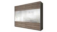 Stylefy Realta Schwebetürenschrank Sanremo Eiche Optik Dunkel 200 cm