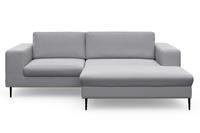 Domo Collection Ecksofa Modica, moderne Optik mit großzügiger Recamiere, frei im Raum stellbar