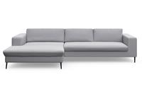 Domo Collection Ecksofa Modica, moderne Optik mit großzügiger Recamiere, frei im Raum stellbar