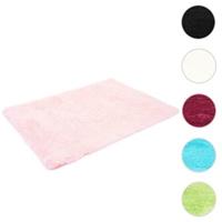 HWC Mendler Hochflor-Teppich pink